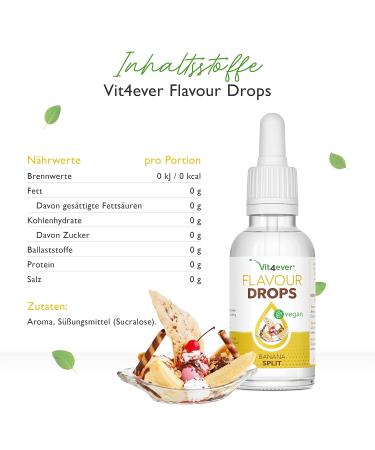 Flavor Drops 3x50ml Bundle - Low-Calorie Fruit Mix (Peach Raspberry Banana Split) for Delicious Taste - Shop Internationally - Buy Online on GoSupps.com