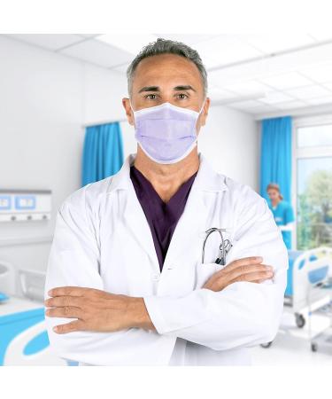 Buy HALYARD FLUIDSHIELD 1 Disposable Procedure Masks - Lavender Soft Lining & Earloops Level 1 - Case of 500 | International Shipping Available - Buy Online on GoSupps.com