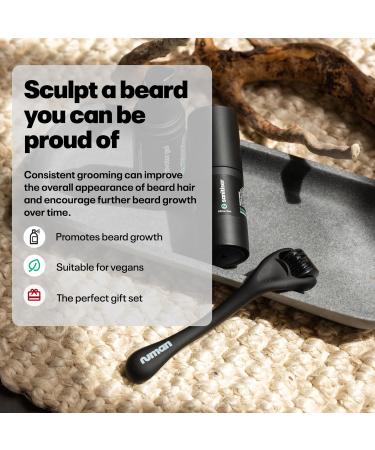 Numan Grooming Beard Growth Kit - Activator Serum, Derma Roller, Cleanser & Beard Comb for Fuller, Stronger Beard - Buy Online on GoSupps.com