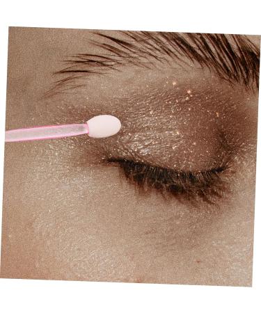 FOYTOKI 100pcs Eye Shadow Stick Eyeshadow Eye Makeup Tools Eyeliner Brush Para Mini Comestic Emulsion Pink 6.20X0.50X0.50CM Pink - Buy Online on GoSupps.com