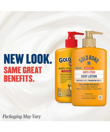 Gold Bond Medicated Anti-Itch Lotion 5.5 oz (Pack of 4) - Intensive Relief for Dry, Itchy Skin - Buy Online on GoSupps.com