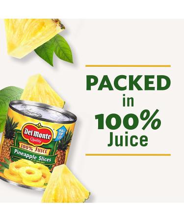 Del Monte Pineapple Slices in 100% Juice - 15.25oz Can - Buy Online on GoSupps.com
