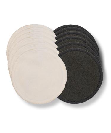Reusable Makeup Remover Pads - Set of 12 Natural Bamboo Cotton Eco-Friendly Soft and Washable Makeup Removal Pads
