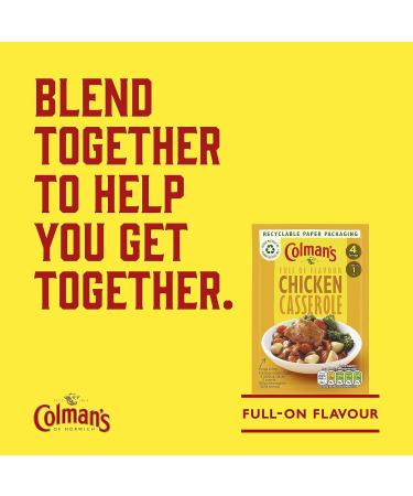 Colman's Chicken Casserole Recipe Mix - 40g | Easy & Quick Meal Solution - Buy Online on GoSupps.com