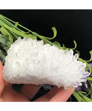 Natural Crystal Rough Beautiful Natural Clear Quartz Crystal Cluster Minerals Great Reiki Stone Home Decoration (Color : 300-350g) - Buy Online on GoSupps.com