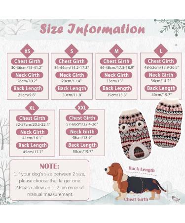 Boho Dog Sweater - Hjumarayan Christmas Sweater for Small Dogs | Thick & Stylish for French Bulldogs & Chihuahuas (Red Size S) - Buy Online on GoSupps.com