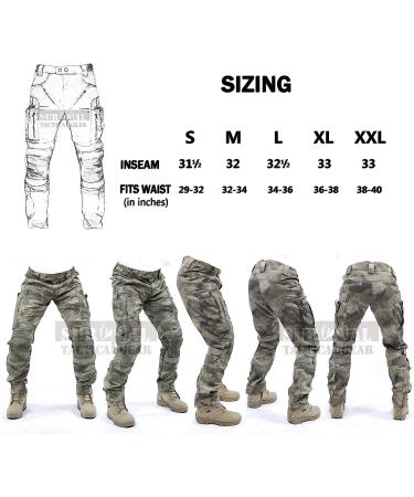 Men's Airsoft Tactical Pants with Knee Protection & Air Circulation - Iron Black, Size Medium - Buy Online on GoSupps.com