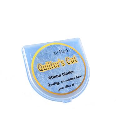 Quilter s Cut 60mm Rotary Blades 10 Pack Fits Olfa Fiskars Martelli & Truecut