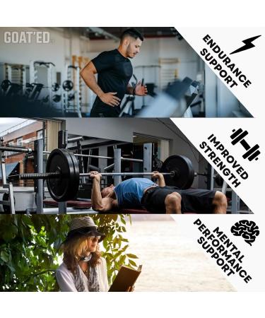 GOAT'ED Creatine Monohydrate Powder | 100% Pure Micronized Creatine for Muscle Growth, Strength & Recovery | High-Absorption, Unflavored Creatine Supplement for Men & Women, 30 Servings - Buy Online on GoSupps.com