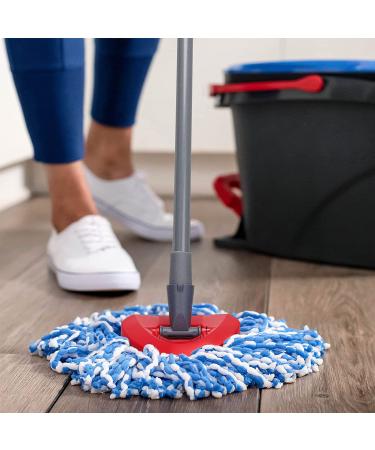 4 Pack Ocedar Spin Mop Refills with 1 Base - Microfiber Replacement Heads for EasyWring RinseClean System - Buy Online on GoSupps.com