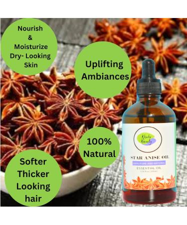 Buy Premium Star Anise Essential Oil 3.38oz (100ml) - Aromatherapy International Shipping Available - Buy Online on GoSupps.com