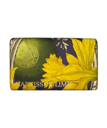 Royal Botanical Gardens Kew Narcissus Lime Luxury Shea Butter Soap 240g