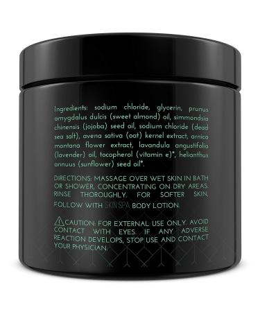 Buy Mineral Sea Salt Scrub - Peppermint 16oz | Exfoliating Body Scrub for Radiant Skin | International Shipping Available - Buy Online on GoSupps.com