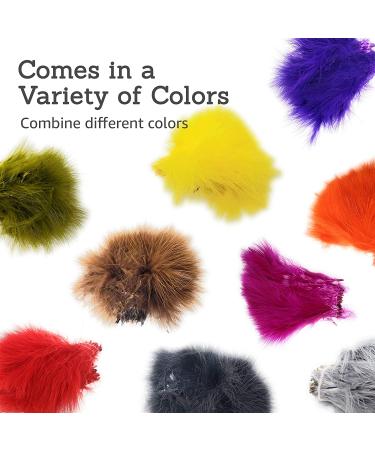 Creative Angler Chartreuse Marabou Bird Feathers - 0.3 oz for Fly Tying - Fly Fishing Flies Tail/Wings - Easy to Tie Lure - Buy Online on GoSupps.com