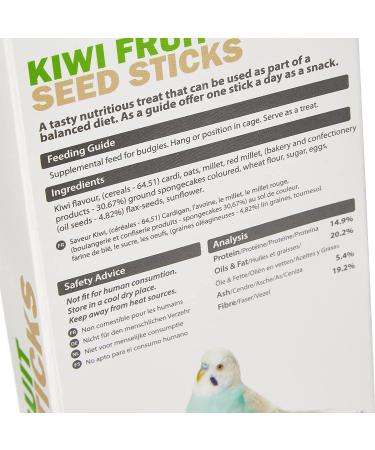 6 PACK MIXED VARIETY TWEETERS BUDGIE HANGING BIRD SEED TREAT STICKS 2PCS 100G 3 FLAVOURS - Buy Online on GoSupps.com