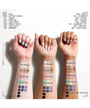 NYX Jumbo Eye Pencil - Frappe: Chocolate Brown Eyeshadow & Eyeliner - Buy Online on GoSupps.com