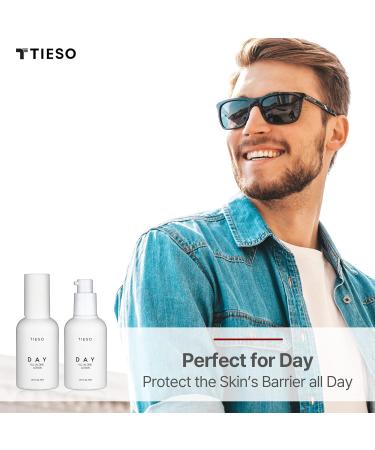 TIESO All-in-One Daily Moisturizer for Men | Hypoallergenic Oil-Free Non-Comedogenic Face Lotion - 2.03 Fl. Oz | International Shipping Available - Buy Online on GoSupps.com
