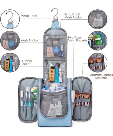 Women's Sky Blue Travel Hanging Toiletry Organizer (Medium) - Buy Online on GoSupps.com