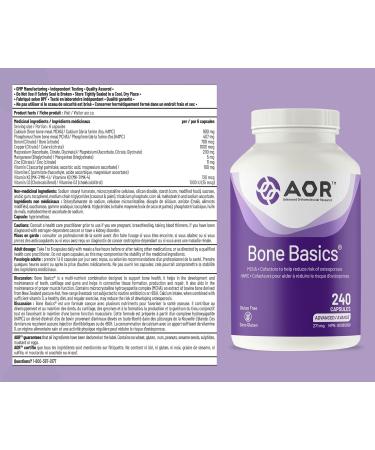 AOR Bone Basics 240 CT - Support Bone Health with High-Quality Formula - Buy Online on GoSupps.com