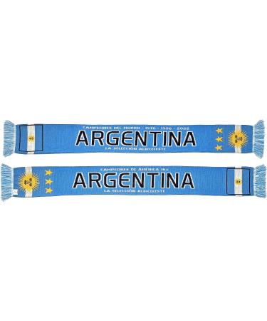 Argentina Soccer Knit Scarf - 2022 Champions | Euroscarves - Buy Online on GoSupps.com