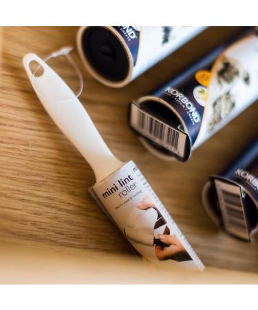 Korbond Mini & Full Size Lint Roller Bundle - Pet Hair Remover Rollers - 30 Sheet Mini + 49 Sheet Full Size - Buy Online on GoSupps.com