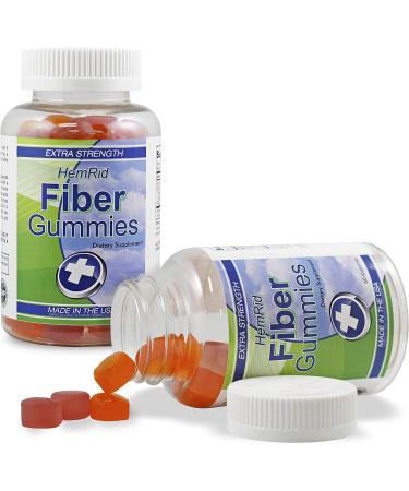 HemRid Fiber Gummies - Fast Hemorrhoid Pain Relief | Heal Hemorrhoids Naturally | Made in the USA - Buy Online on GoSupps.com