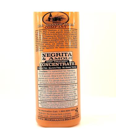 Negrita & Amole Deep Treatment Hair Concentrate 16 fl oz - Nourishing Hair Care Solution for Healthy Radiant Hair | International Shipping Available - Buy Online on GoSupps.com