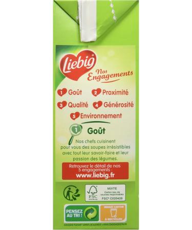 Liebig Pur Soup' Moulin of 10 Assorted Vegetables 1 L Brick - Pack of 4 - Buy Online on GoSupps.com
