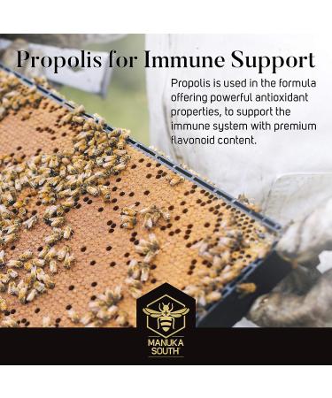 Manuka Honey & Propolis Drops | UMF 15+ / MGO 514+ | Natural Ingredients | Lemon & Honey Flavor - 25 Drops - Buy Online on GoSupps.com