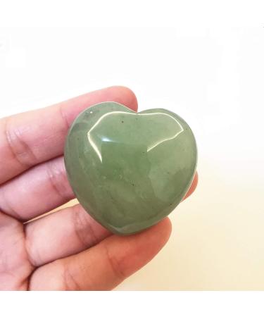 Buy Manekieko Natural Green Aventurine Heart Stone - 40mm Crystal for Healing & Worry | International Shipping - Buy Online on GoSupps.com
