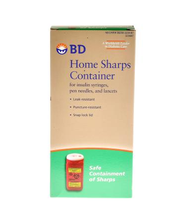 BD Home Sharps Container - Each, Pack of 3