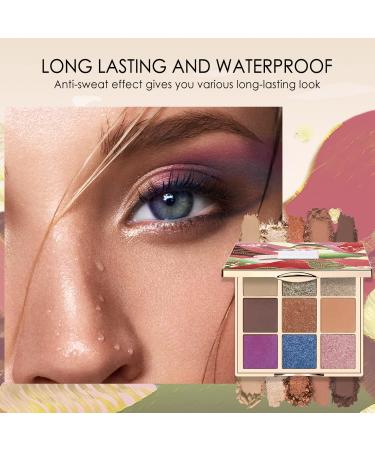 Buy Catkin Eyeshadow Palette C13 - 9 Blendable Shades Long Lasting Matte & Glitter Eye Makeup Highly Pigmented for Stunning Looks - International Shipping Available - Buy Online on GoSupps.com
