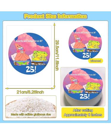 Gengutor 25th Birthday Cake Lifter | Edible Fondant Tools & Party Supplies Decor - Buy Online on GoSupps.com