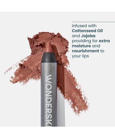 Wonderskin 360 Contour Lip Liner Pencil - Long Lasting, Waterproof & Nourishing Lipliner in Saddle - Buy Online on GoSupps.com