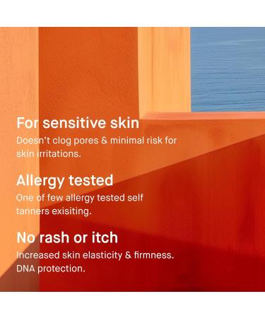 EVY Self Tanning Face & Body Mousse - Natural Medium Dark Long Lasting Tan Moisturizing Fragrance Free Vegan - Buy Online on GoSupps.com