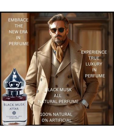 Black Musk Attar 15 ml. Essential Oil Perfume A Vegan Clean Botanical Perfume Essence No Synthetics! All-Natural Alcohol-Free Cruelty-Free Phthalate-Free Paraben-Free Gluten Free - Buy Online on GoSupps.com