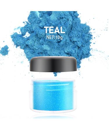 Buy Teal Edible Glitter - 10g Metallic Food Color Powder for Cakes Cookies & Drinks | Perfect for Decorating Sweets - Buy Online on GoSupps.com