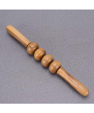 Exceart Body Roll Wood Muscle Roller Stick - Deep Tissue Trigger Point Massage Tool for Sore Muscles & Tight Shoulders - Buy Online on GoSupps.com