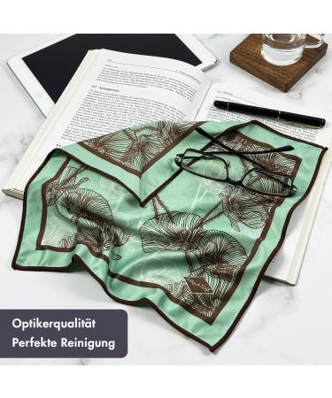 Popnwow Microfiber Cleaning Cloth - Opticer Quality 30x30cm Perfect for Glasses Camera Lens Cell Phone Tablet & Display - Lotus Leaf Design - Buy Online on GoSupps.com