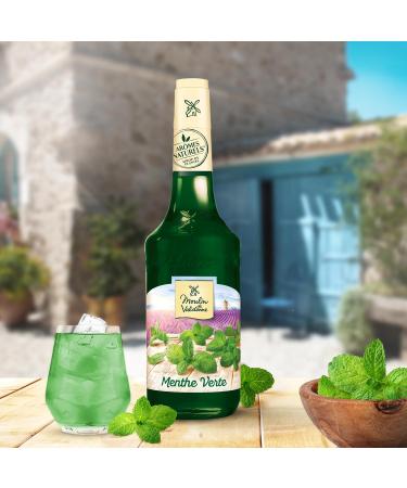 Moulin de Valdonne Mint Syrup for Refreshing Drinks Cocktail with or without Alcohol 3 Bottles 70 cl - Buy Online on GoSupps.com