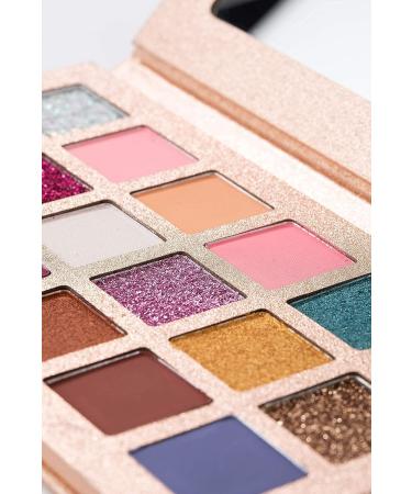 EPILYNX by Dr. Liia Eyeshadow Palette - 18 Blendable Highly Pigmented Shades - Matte Sparkle Colors - Gluten-Free Vegan - All Occasion Makeup - Buy Online on GoSupps.com