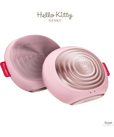 Geske x Hello Kitty Sonic Thermo Facial Brush | 5-in-1 Skin Cleaning Device | Heated Facial Cleaning & Massage Brush | Pink Electric Face Cleaner - Buy Online on GoSupps.com