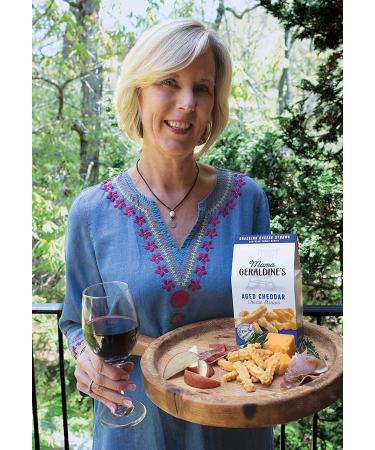 Mama Geraldine's Aged Cheddar Cheese Straws - 4.5 oz (6 Pack) | Gourmet Snack - Buy Online on GoSupps.com