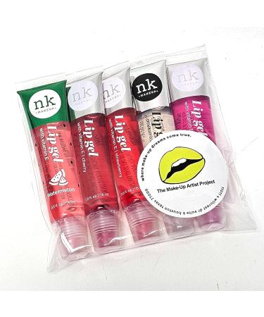 Buy 5 Pack Hydrating Lip Gloss Set - Clear Watermelon Strawberry Cherry & Bubble Gum with Vitamin E - International Shipping Available - Buy Online on GoSupps.com