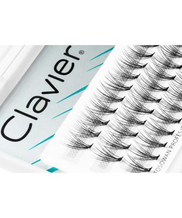 Clavier artificial eyelashes in tufts B-CURL |10 eyelashes in a tuft |Different lengths from 6 to 14 mm |Of course looking for a multi-dimensional effect (9-10-11 mm) - Buy Online on GoSupps.com