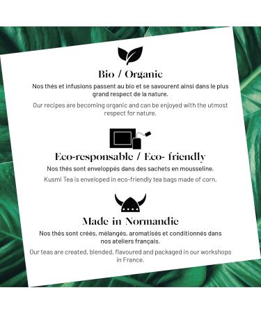 Kusmi Tea Aquaexotica Bio - Hibiscus & Apple Gourmet Fruit Tea - 100g Metal Can | Hot or Iced Tea - Buy Online on GoSupps.com