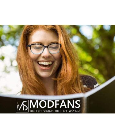 Buy MODFANS Women Reading Glasses 2.0 - 4 Stylish Pairs with Comfort Spring Hinges & Pouch | Fashionable Ladies Readers Mix Colors - Buy Online on GoSupps.com