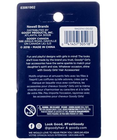Goody Ouchless Braided Mini Elastics 50 Count - Gentle Hair Ties for All-Day Comfort - Buy Online on GoSupps.com