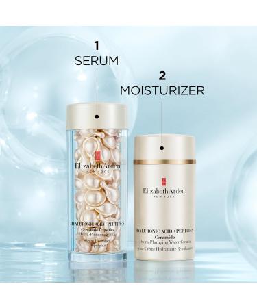 Elizabeth Arden Hyaluronic Acid + Peptides Ceramide Hydra-Plumping Water Cream Lightweight Gel Texture Deeply Hydrating + Firming Moisturizer 1.7 oz - Buy Online on GoSupps.com