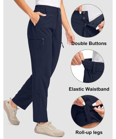 Women's Convertible Hiking Pants with Zipper Pockets - Navy, XL - Buy Online on GoSupps.com